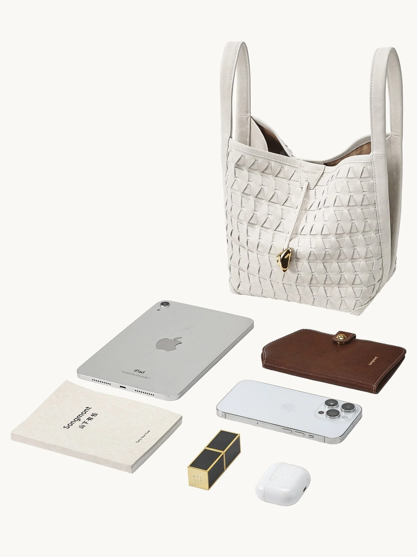 Lattice Bucket Bag - Image 13