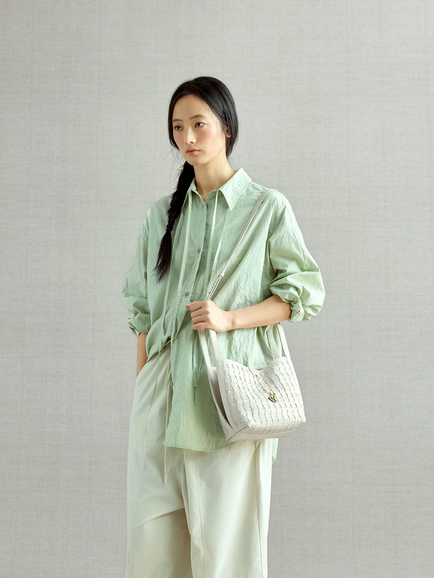 Lattice Bucket Bag - Image 3