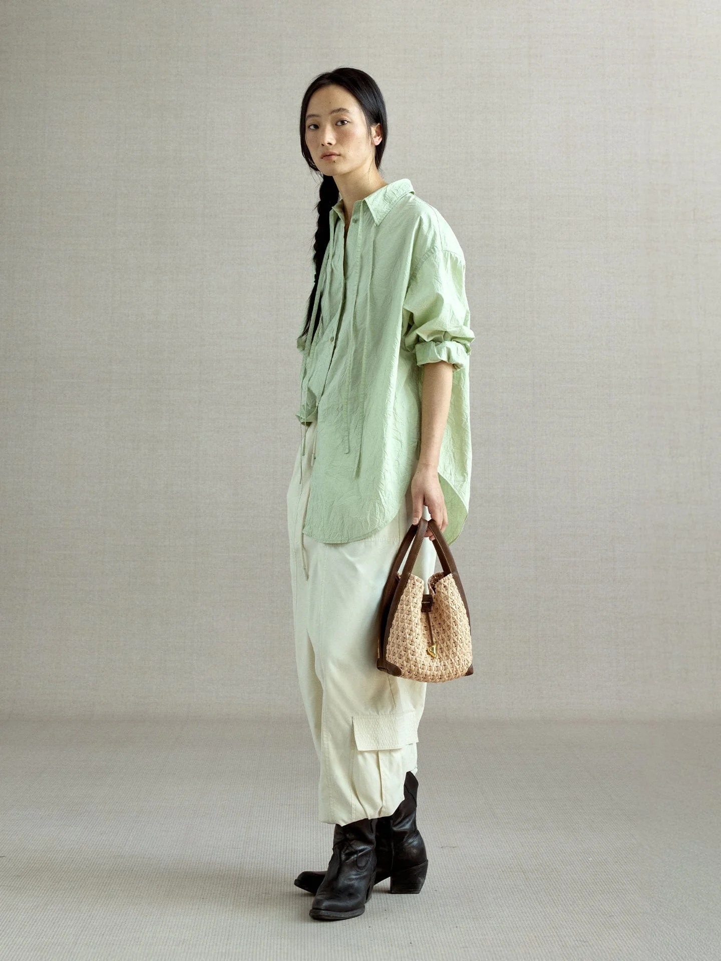 Lattice Bucket Bag - Image 3