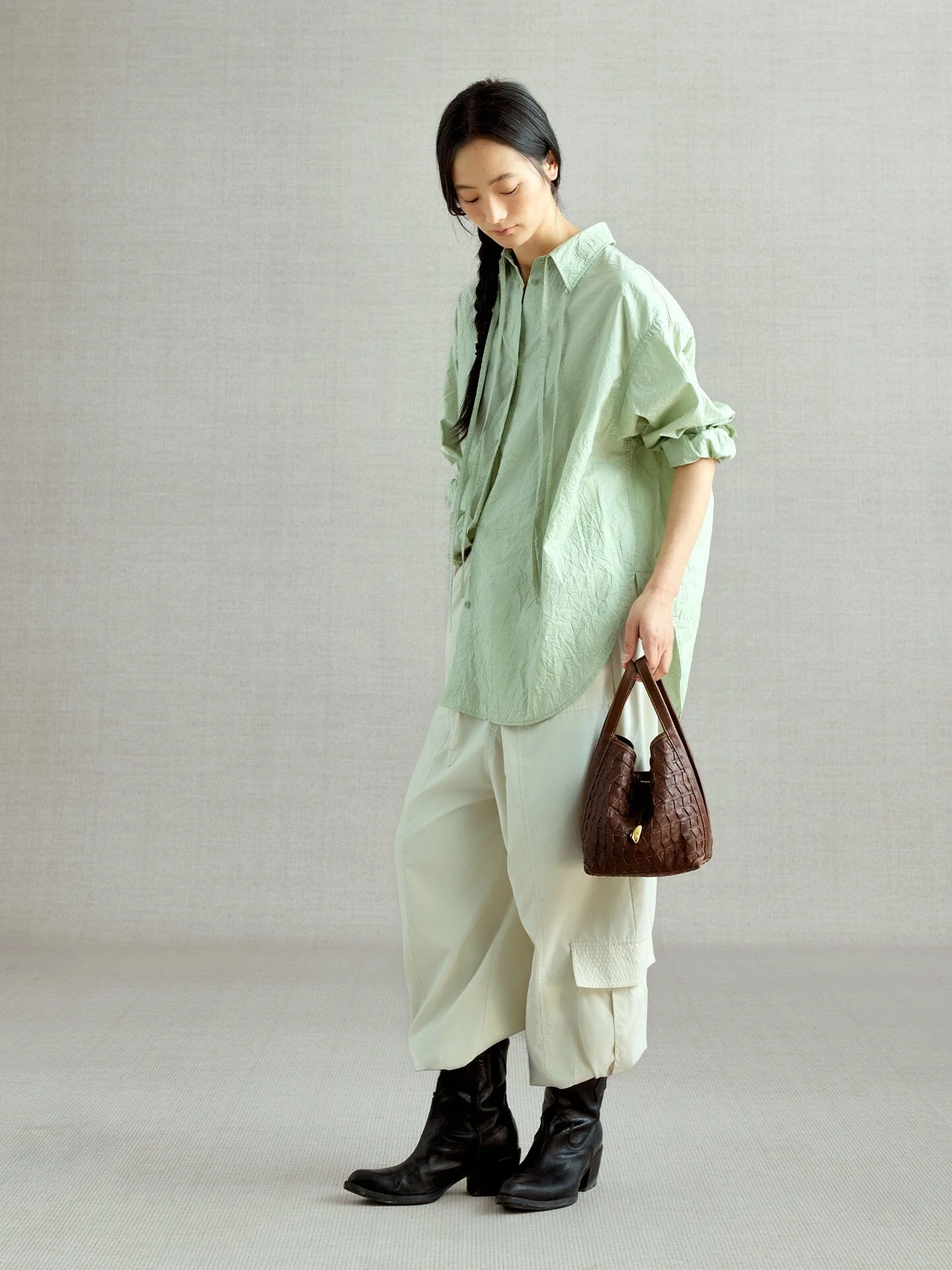 Lattice Bucket Bag - Image 3
